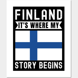 Finland It's Where My Story Begins Posters and Art